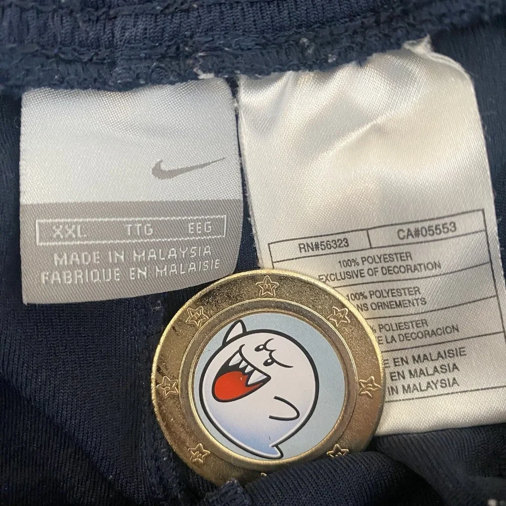 Vintage Nike Sweatpants Mens Size 2X Athletic Blue Striped Elastic Waist Y2K 90s